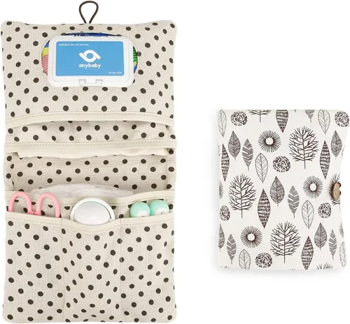 Vista 11 de Lmbabter Organizador extraíble para bolsa de bebé, bolsa de pañales con 6 bolsillos en total, bolso y bolsa de mano para mujeres, mamás, enfermeras