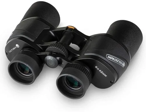 Vista 3 de Celestron 72252 Ultima - Binocular de prisma Porro de 8 x 42, lente totalmente multicapa, vidrio de prisma BaK-4, negro