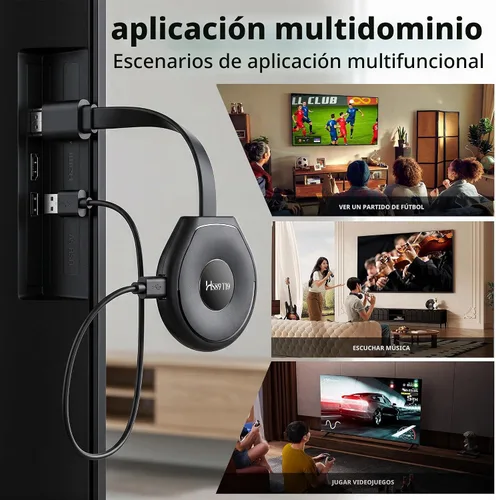 Vista 8 de HS89 T19 Android 14.0 TV Stick, 4GB RAM 32GB ROM con RK3539 de doble banda