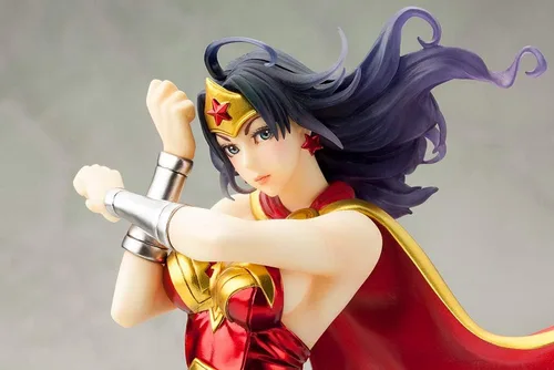 Vista 11 de Kotobukiya DC Comics: Armored Wonder Woman 2ª edición Estatua de Bishoujo Figura escala 1/7