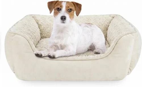 Vista 11 de JOEJOY - Cama rectangular para perros grandes, medianos y pequeños - Cama de sofá ortopédica lavable, suave y transpirable para cachorros
