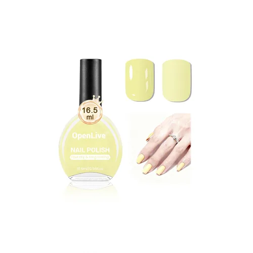 Vista 24 de OpenLive 16.5ml Esmalte de uñas verde oscuro de gran volumen de secado rápido, brillo duradero, para uñas de dedos y dedos de los pies, arte de uñas