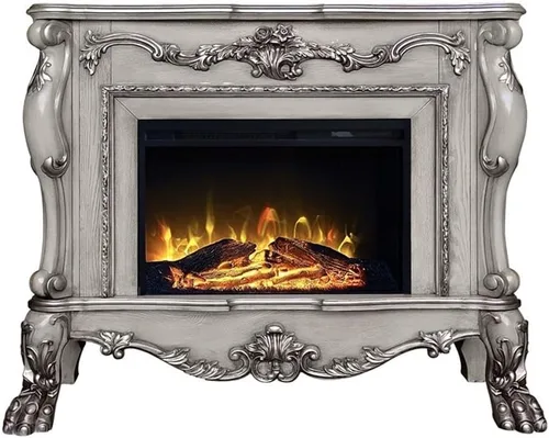 Vista 3 de ACME Chimenea Dresden en blanco hueso vintage