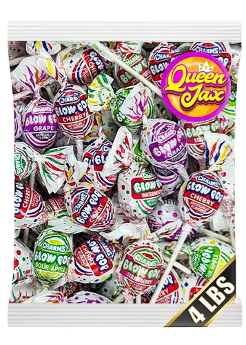 Vista 8 de Blow Pops - Bolsa de 1 libra - QUEEN JAX - Caramelos a granel - Paletas - Caramelos a granel - Bolsa de dulces - Caramelos a granel envueltos