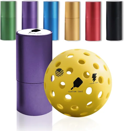 Vista 8 de Marcador de sello de pickleball personalizado - Sello de nombre personalizado para bolas de pickleball, sin ensuciar, tinta de larga duración