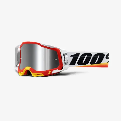 Vista 2 de 100% Unisex Adult Racecraft 2 Arsham Red Goggles