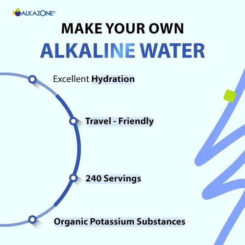 Vista 7 de Alkazone Haz tu propia agua alcalina 1 paquete hace 20 galones Gota de refuerzo alcalina Paquete de 3 unidades de 1.25 onzas