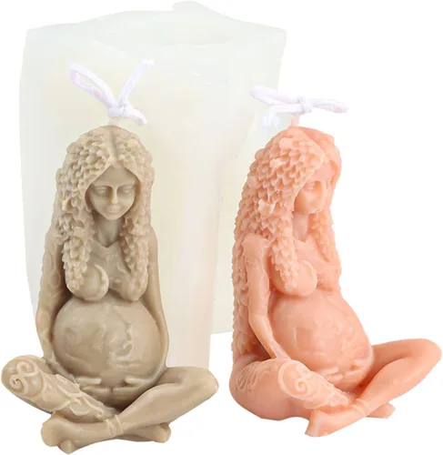 Vista 22 de Moldes de silicona para velas (paquete de 2 velas de erizo)
