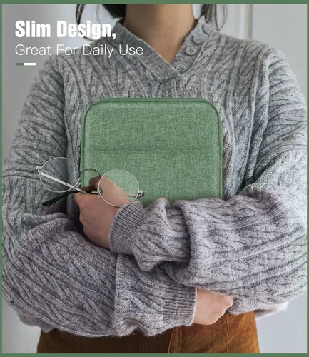 Vista 9 de TiMOVO - Funda para lector electrónico (6 a 7 pulgadas), color verde Bodhi Compatible with Paperwhite/Colorsoft Signature Edition, Oasis & Kobo