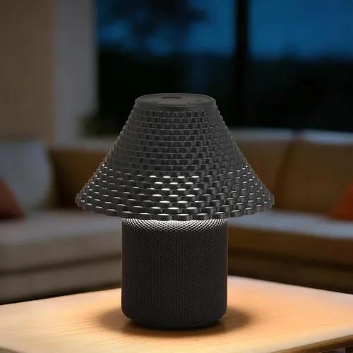Vista 8 de Lámpara de mesita de noche con máquina de ruido blanco, 10 sonidos relajantes, sensor de control de gestos y luz nocturna regulable, temporizador
