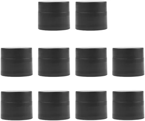 Vista 14 de Mini tarros de crema de 0.3 fl oz/0.35 oz, recipientes de muestras de maquillaje con tapas de boca ancha a prueba de fugas, tarros de plástico