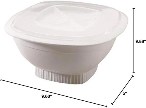 Vista 4 de Tazón para hacer palomitas de Nordic Ware Pro , Blanco