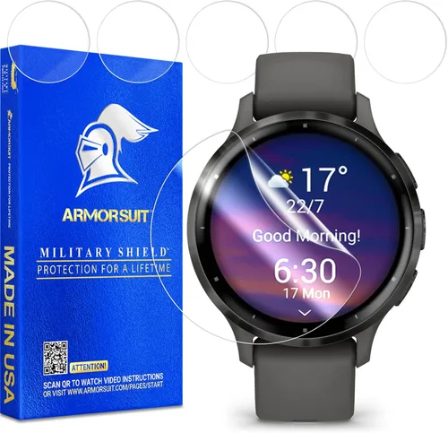 Vista 11 de ArmorSuit MilitaryShield - Protector de pantalla compatible con Fitbit Versa 2 (paquete de 6) de cobertura máxima, película transparente HD