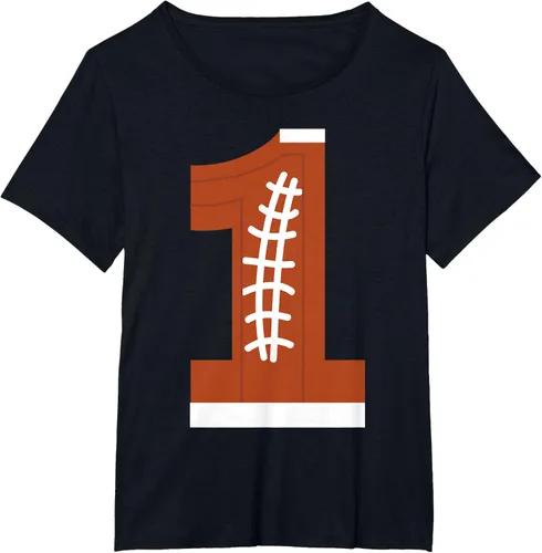 Vista 30 de 1st Birthday Football Ball Boys Camiseta de regalo de 1 año Negro