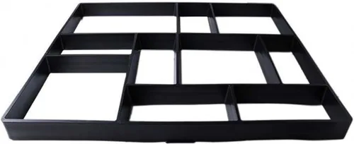 Vista 8 de Moldes de cemento para pavimentadora de ladrillos para hormigón, moldes de pavimentación de caminos reutilizables, moldes de hormigón duraderos