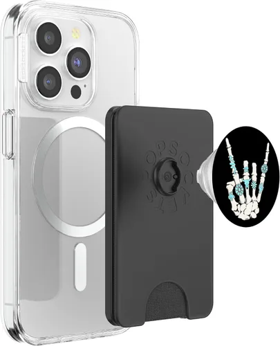 Vista 9 de Western Rock On Skeleton American Rodeo Cowboy Regalos divertidos PopSockets Estándar PopGrip