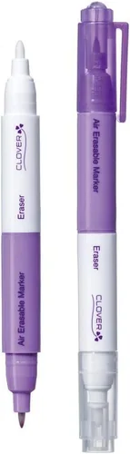 Vista 2 de Clover 5032 Rotulador borrable con borrador de aire fino morado