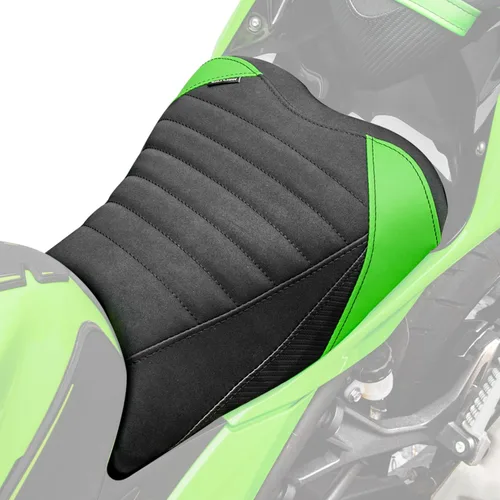 Vista 18 de Almohadilla de Asiento para Motocicleta Delantero Conductor Trasero Pasajero para Kawasaki Ninja400 Z400 2018 2019 2020 2021 2022 2023 2024 2025