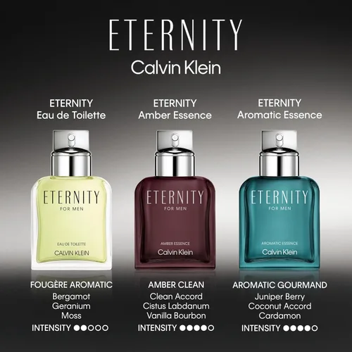 Vista 4 de Calvin Klein Eternity Eau de Toilette – Fougère Men's Cologne – With Notes of Mandarin, Sage
