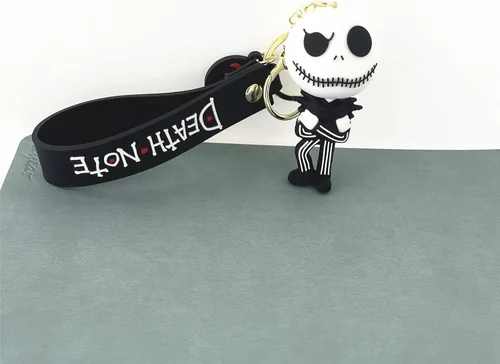 Vista 3 de Llavero de Halloween Nightmare Before Christmas Zero Dog Horror, llavero de gel de sílice Jack Sally