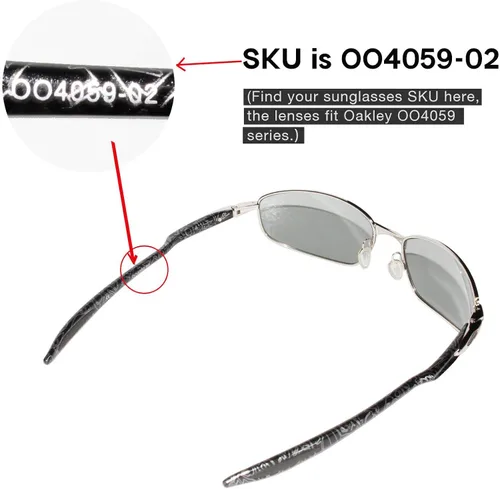 Vista 4 de Walleva - Lentes de repuesto para gafas de sol Oakley Blender (9 opciones)