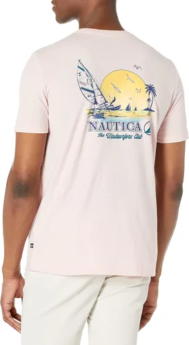Vista 4 de Nautica Camiseta gráfica hecha de forma sostenible para hombre