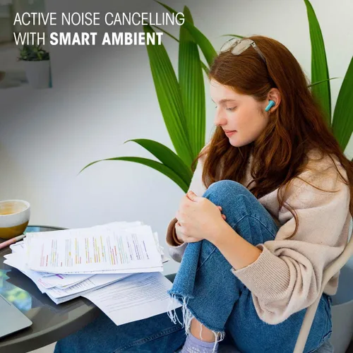 Vista 5 de JBL Vibe Beam 2 - Auriculares con cancelación de ruido - Negro