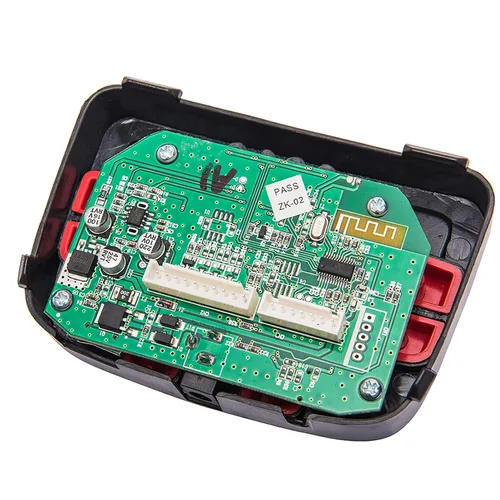 Vista 2 de Interruptor de control medio de energía de vehículo eléctrico para niños de 12 V, conexión Bluetooth multifunción, pantalla de música, placa