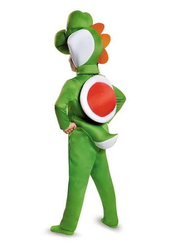 Vista 2 de Disfraz de Yoshi de Super Mario Bros. para Niños Pequeños Multicolor
