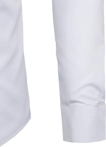 Vista 5 de Zeroyaa - Camisas de esmoquin de manga larga para hombre calce ajustado