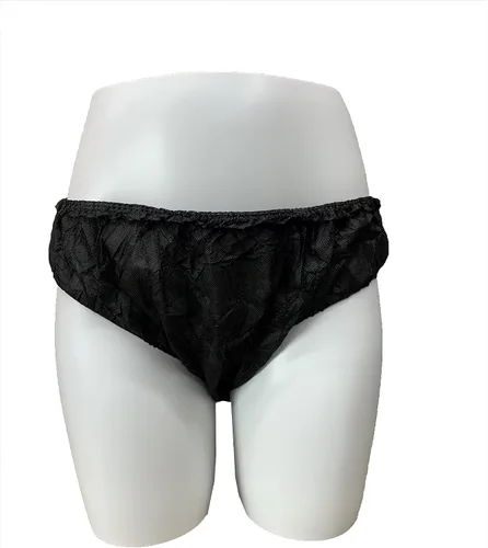 Vista 4 de Bragas de tanga de mujer no tejidas desechables para mujer, bragas de bikini desechables para broncear con cera en aerosol