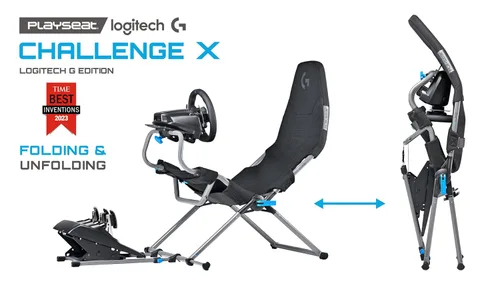 Vista 11 de Playseat Challenge X - Logitech G Edition Sim Racing Cockpit