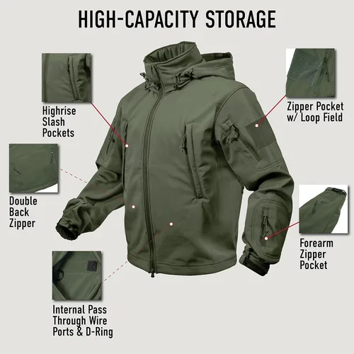 Vista 8 de Rothco Camisa de softshell de operaciones especiales