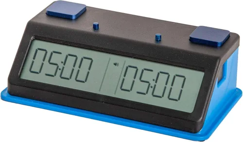 Vista 3 de Tap N Set - Reloj digital de ajedrez (botón - azul y azul)