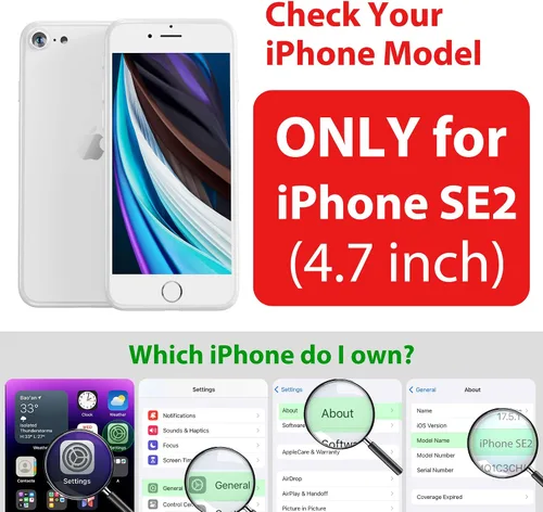 Vista 2 de SPORTLINK Funda impermeable para iPhone SE 3rd 2022/iPhone SE 2nd 2020/iPhone 7/8 - Carcasa completa a prueba de golpes y polvo con protector