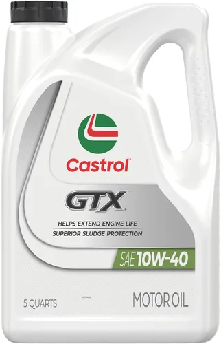 Vista 10 de Castrol Aceite de motor convencional GTX 10W-40, 1 cuarto de galón, paquete de 6