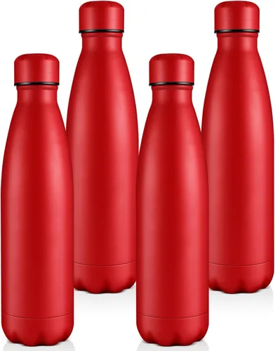 Vista 34 de Volhoply Botellas de agua aisladas de 25 onzas, paquete de 1/2/4, termo de acero inoxidable de doble pared que mantiene el frío y el calor, botella