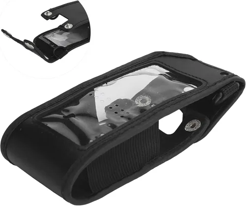 Vista 5 de Cuifati Walkie-Talkie - Funda protectora de piel sintética, funda suave de silicona, protector de walkie talkie apto para radio D878UV Two?Way
