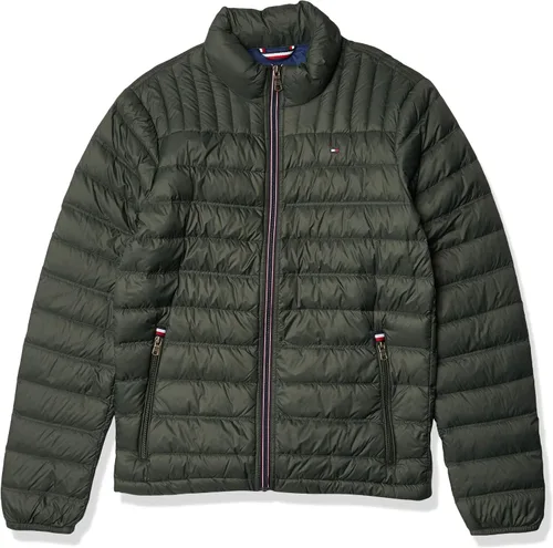 Vista 36 de Tommy Hilfiger Chaqueta acolchada plegable con aislamiento de plumón real para hombre Negro