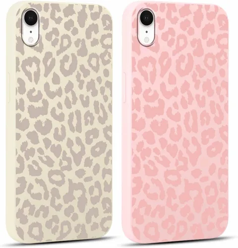 Vista 27 de Paquete de 2 fundas de teléfono con bonito estampado de guepardo para iPhone 7/8/SE 2020 / SE 2022 de 4.7 pulgadas, diseño de leopardo de lujo