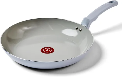 Vista 16 de T-Fal Revive - Sartén antiadherente de cerámica de 12 pulgadas, apta para horno hasta 350 °F, mango que se mantiene fresco, ollas y sartenes de Beige