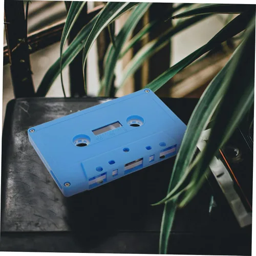 Vista 4 de 2pcs Retro Cinta Cassette Vintage Decoración Cinta En Blanco Casetes De Audio Cielo Azul De Plástico