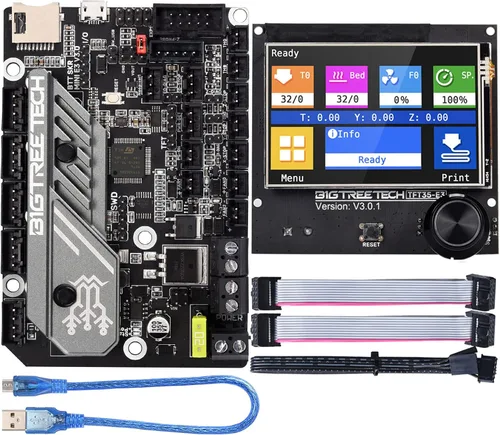 Vista 10 de BIGTREETECH SKR Mini E3 V2.0 - Placa de control de 32 bits con controlador UART TMC2209. Nueva actualización de la placa base de piezas de impresora