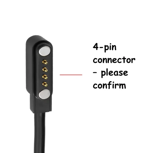 Vista 5 de Cable de carga magnético de repuesto para auriculares de conducción ósea, cable de carga USB para auriculares de conducción ósea de interfaz de 4