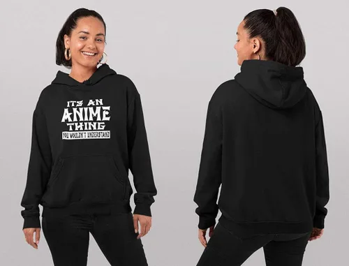 Vista 6 de Tstars Anime Hoodie Women Teen Girls Its An Anime Thing Novelty Pullover Hoodies