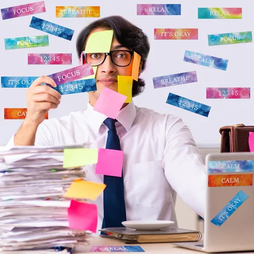 Vista 6 de Kosiz 120 calcomanías sensoriales para calmar la ansiedad, para aliviar la ansiedad, emociones, textura, anti estrés, aspereza táctil, tiras