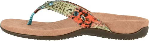 Vista 4 de Vionic Rest Lucia Flip-Flop - Sandalias con brillantes de imitación con soporte de arco ortótico oculto, para mujer