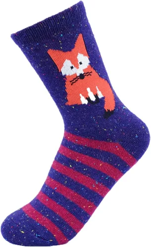 Vista 6 de JOYCA & Co. - 3-5 pares de calcetines de invierno gruesos de algodón de lana abrigada para mujer