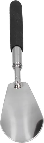 Vista 5 de Health Gear - Calzador telescópico de metal para hombres y mujeres, cuerno de zapatos de acero inoxidable de longitud ajustable, ideal para botas