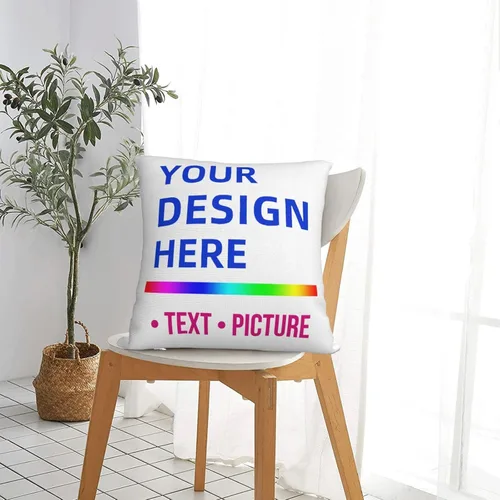 Vista 5 de Funda de almohada personalizada personalizada Funda de almohada estándar con imagen, texto y foto, regalos